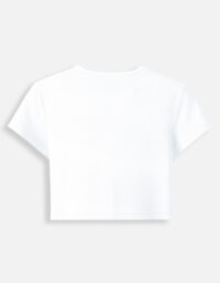 Women Baby Top - White