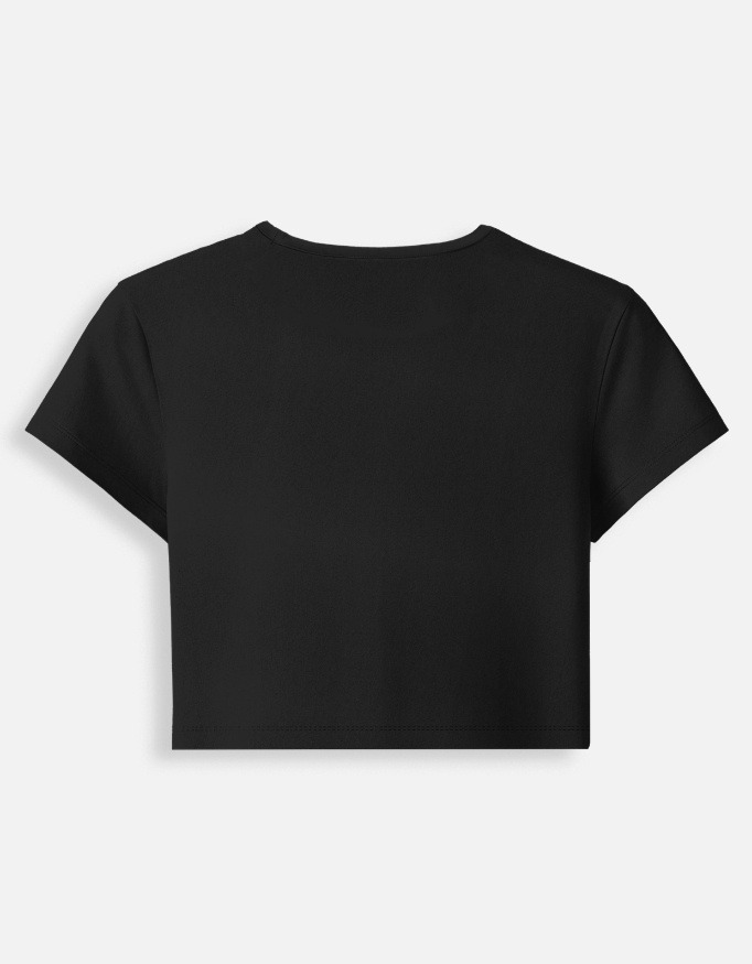 Women Baby Top - Black - Image 2