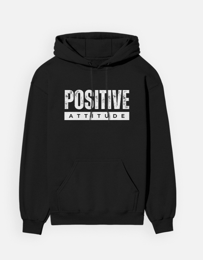 Positive Black Hoodie