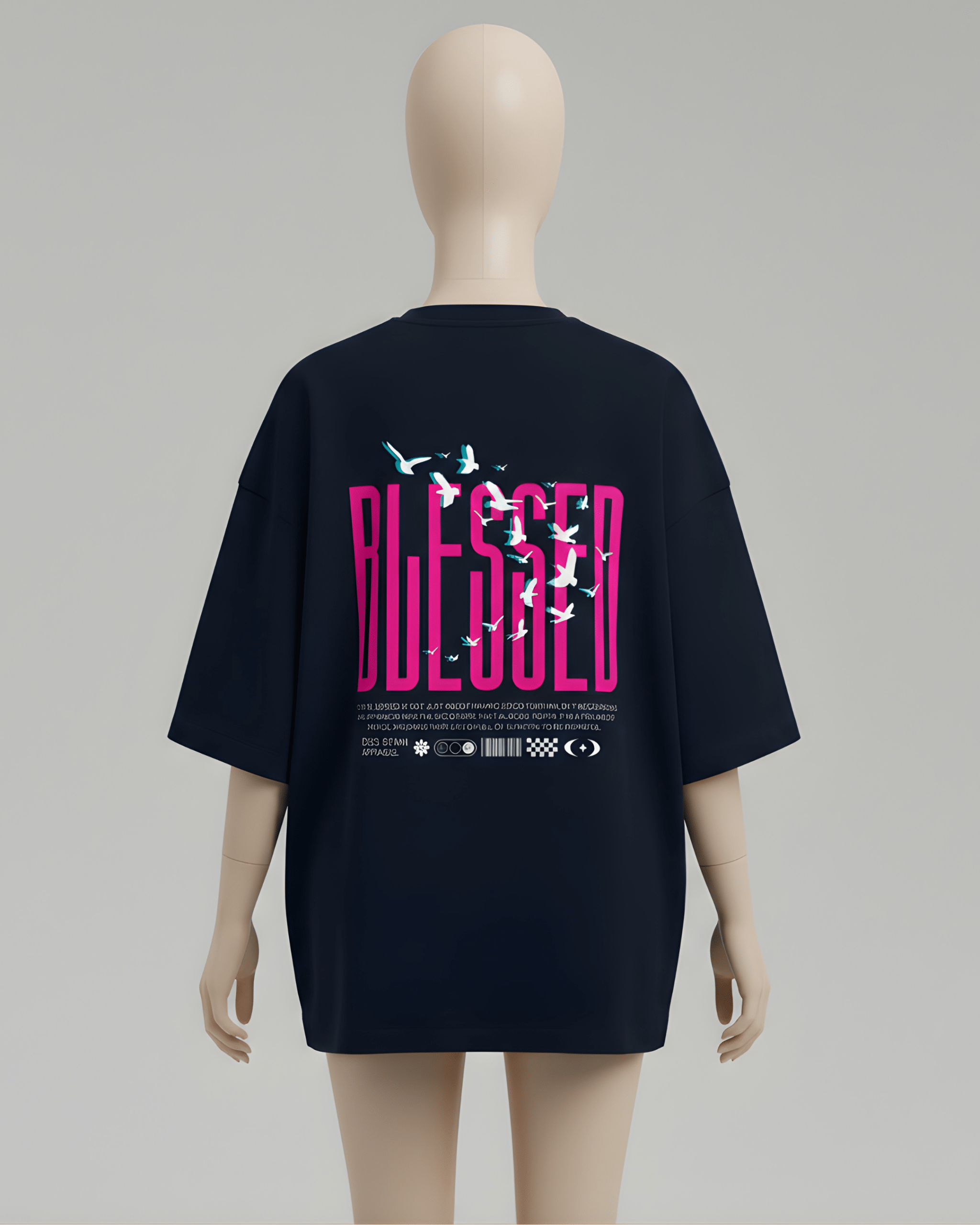 Blessed Energy Terry Tee - Image 5