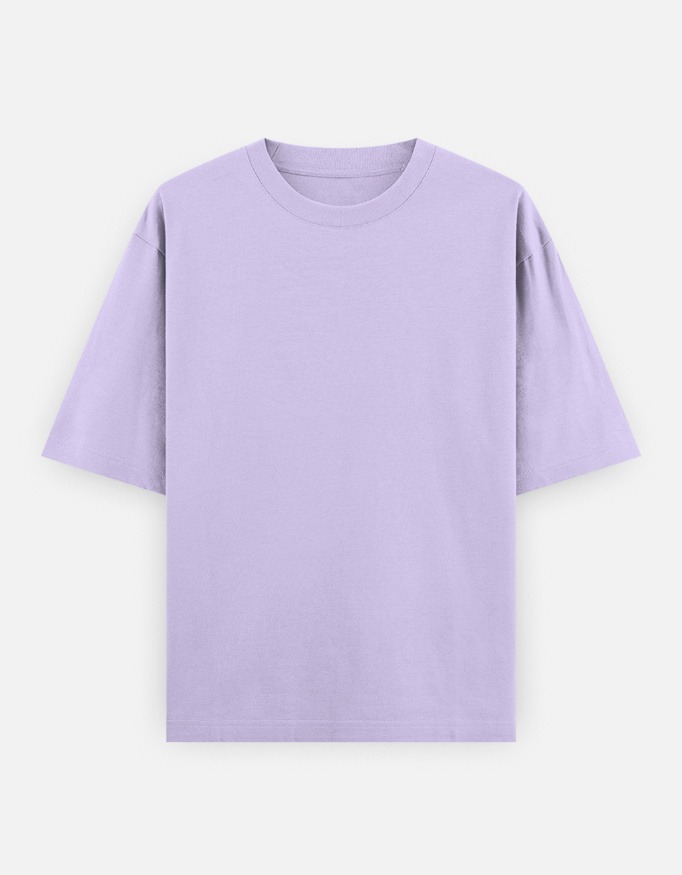 Solid Unisex Oversized Tee
