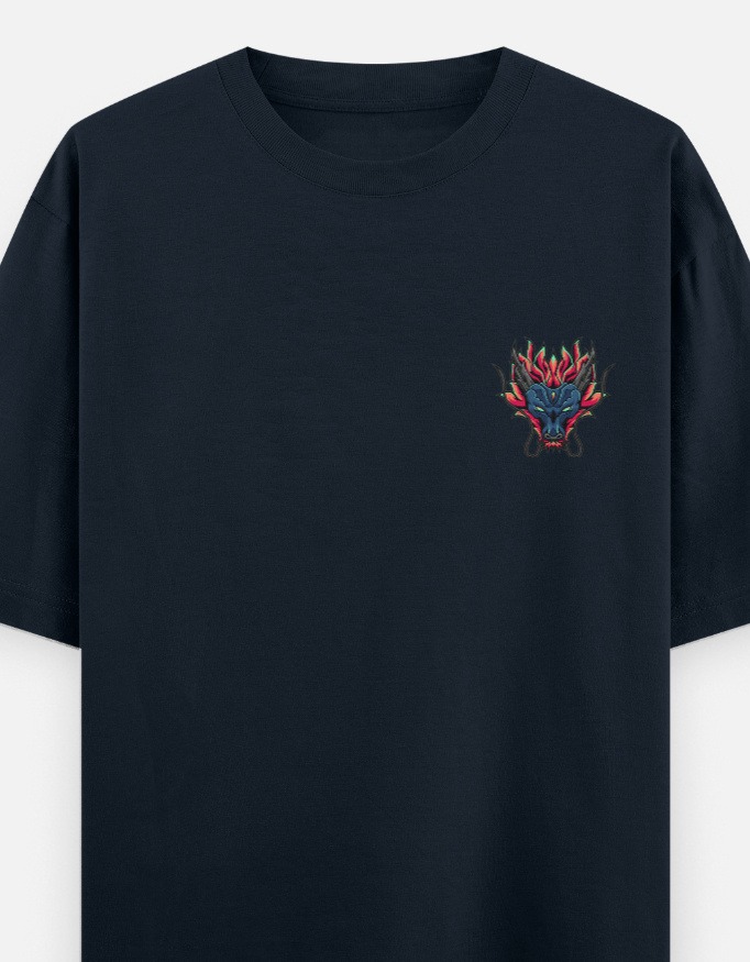 Undefeated Dragon Oversized Tee - Image 6