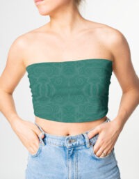 Green Wave Tube Top