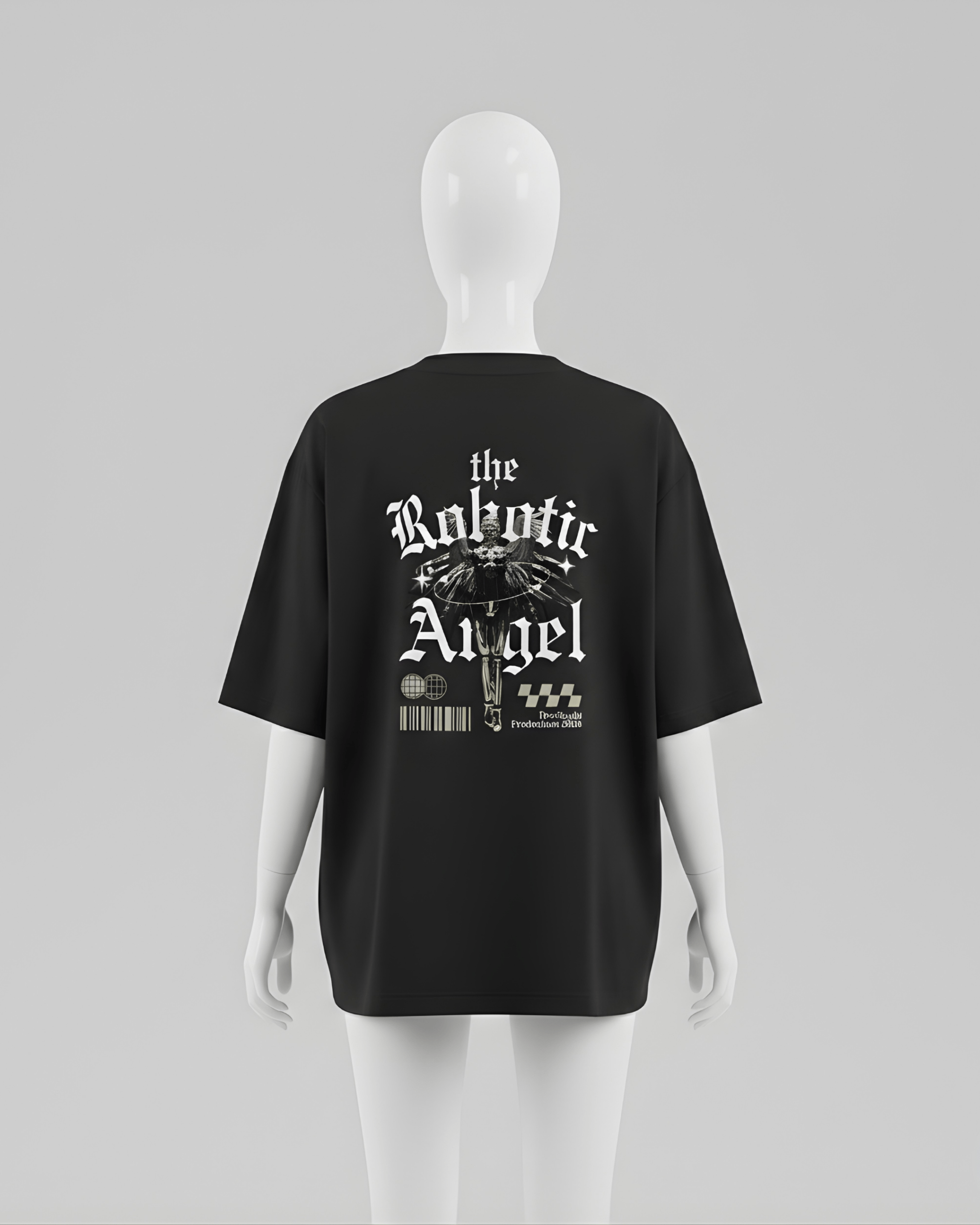 Robotic Angel Oversized Tee - Image 5