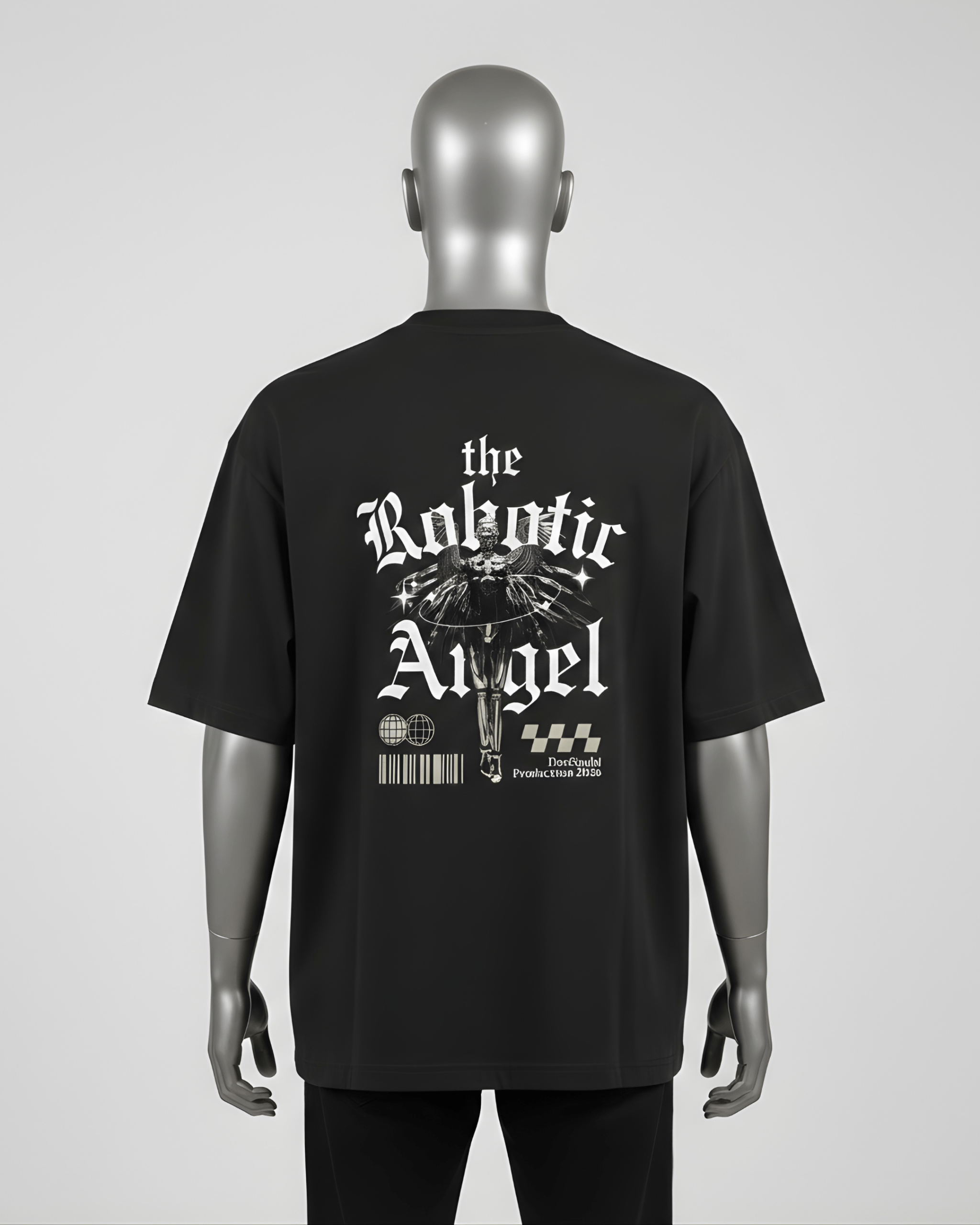 Robotic Angel Oversized Tee