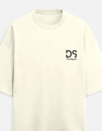 Unisex Off White Terry Oversized Tee