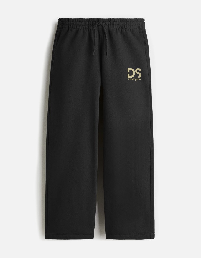 Unisex Black Sweatpants