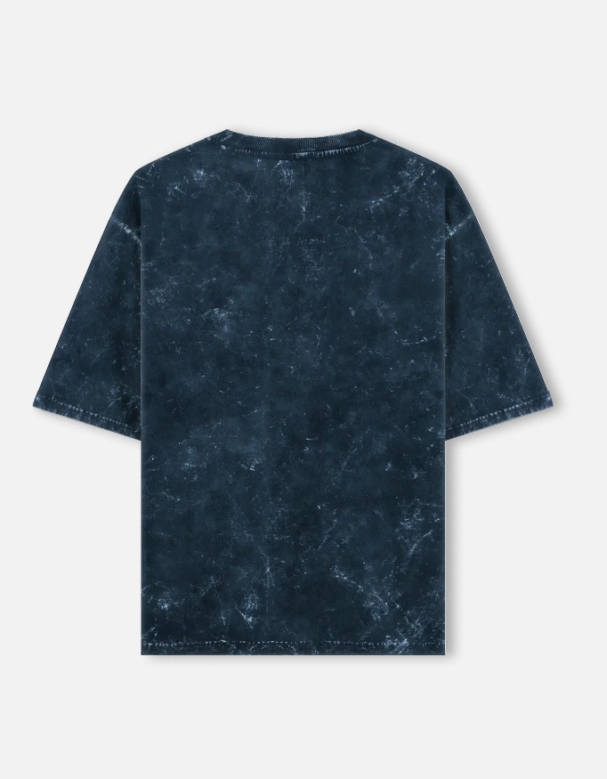 Unisex Solid Acid Washed Oversized Tee - Image 3