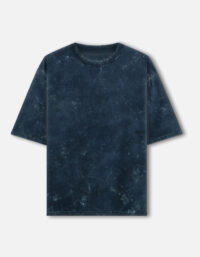 Unisex Solid Acid Washed Oversized Tee